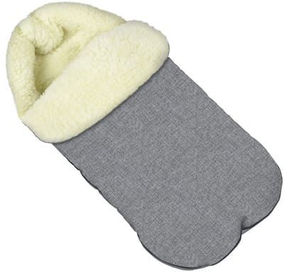 FEROCITY - Slaapzak voor kinderen Winter 85 cm voor een kinderwagen - Gewatteerd - Wol - Len