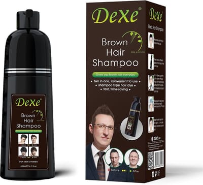 Dexe - Bruin haar shampoo - In 5 minuten gekleurd - 400 ml