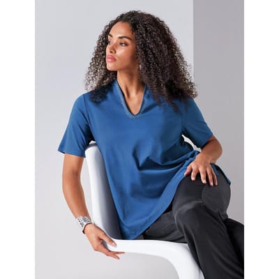 Shirt Van Emilia Lay blauw