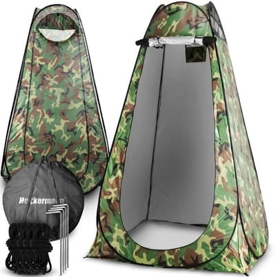 Outdoor Verandertent Toilet Tent - Camping Douche Tent - Mobiele Buiten Privacy Tent - Draagbare Kamptent - Groen