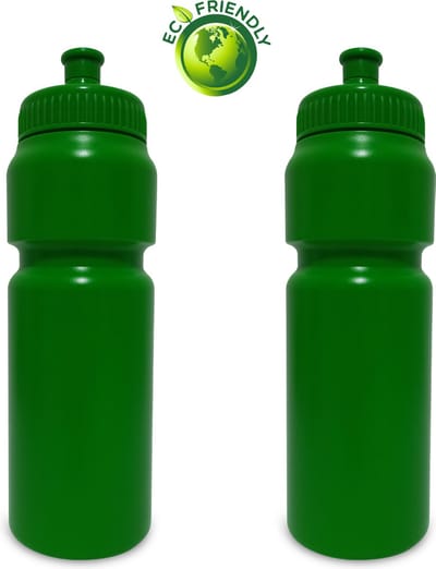 Drinkbus 750ml x2 - waterflessen volwassenen/kinderen - Groen