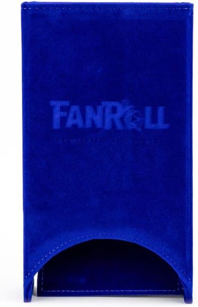 Opvouwbare Dobbelstenen Toren Blauw - Compact en Magnetisch Rolvlak voor Bordspellen