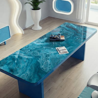 Waterdichte zelfklevende rol - Afwasbare werkbladsticker - MAORI EPOXY - 60x200cm