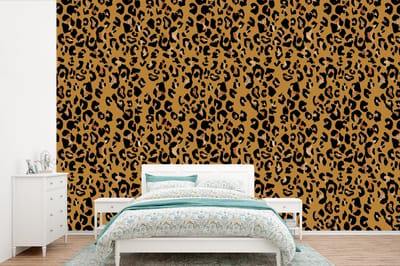 Behang - Fotobehang Panterprint - Luxe - Patronen - Breedte 360 cm x hoogte 240 cm