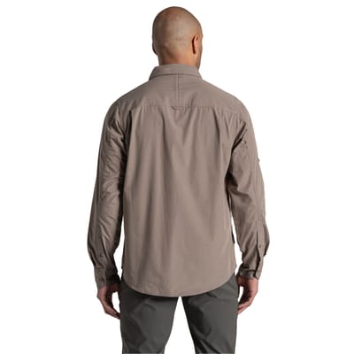 Craghoppers Heren Kiwi II shirt met lange mouwen (Kiezelsteentjes)