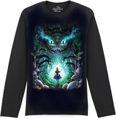 Alice In Wonderland Into Wonderland The Coloured House Longsleeve T-shirt XXL