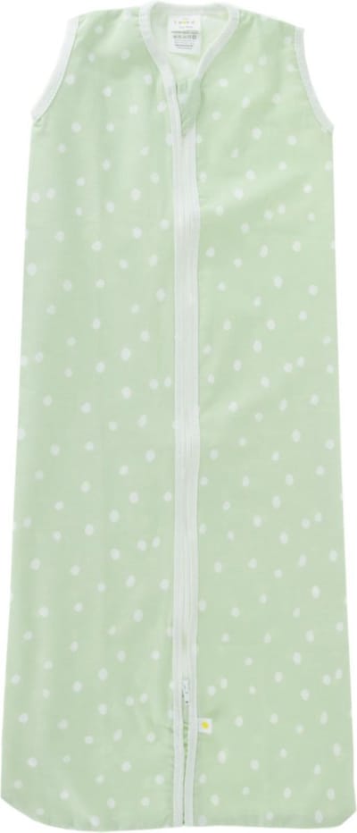 Little Lemonade Slaapzak zomer 90cm Dots green