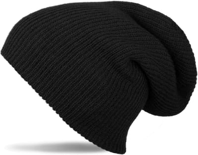 styleBREAKER muts, slouch, extra lang gebreide muts, dubbel gebreid, warm, uniseks 04024004