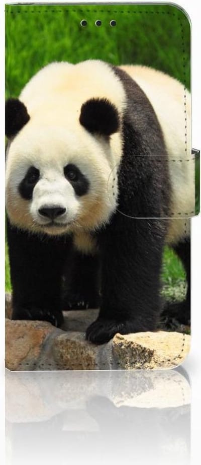 Huawei P30 Lite (2020) Telefoonhoesje met Pasjes Panda