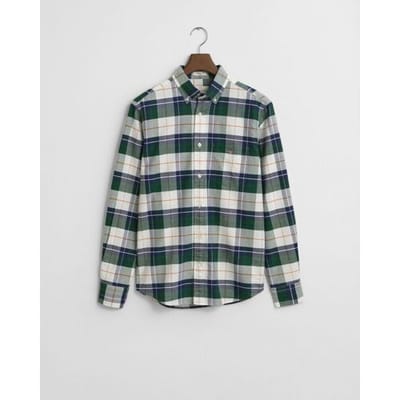 Gant Overhemd Classic Oxford Bold Check Forest Green / male