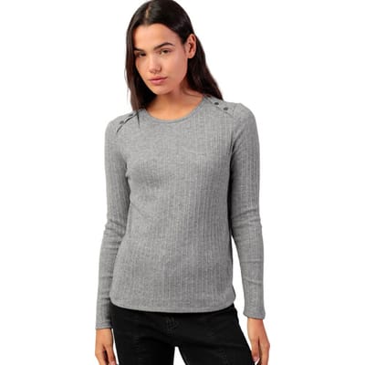 T-Shirt Lange Mouw Admas Top met lange mouwen Botones Melange