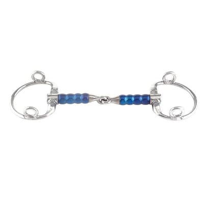 Olijfbit voor paarden Trust Sweet Iron Eggbutt Gag Cherry Roller