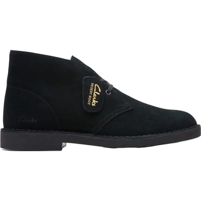 Clarks - DESERT BOOT EVO - Vrije tijd half-hoogHeren veterschoenHeren sneakers - Kleur: Zwart - Maat: 41