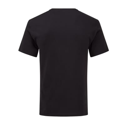 Fruit of the Loom Unisex Adult Iconisch V Hals T-shirt (Zwart)