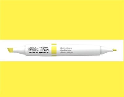Winsor & Newton Pigment Marker Lemon Yellow 0202/346