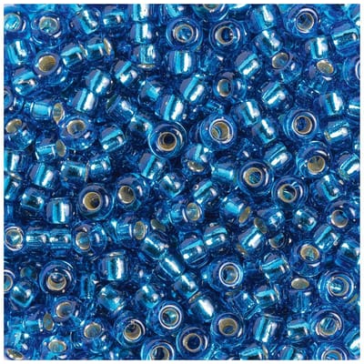 Miyuki Rocailles - silverlined turquois