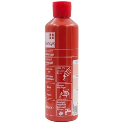 Sencys Universele Verfkleurstof Oranje 250ml