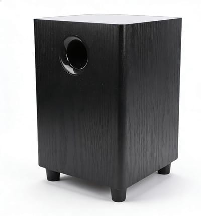 Passieve Subwoofer - Thuissubwoofer Bass - Thuisbioscoop Geluid - High Fidelity Surround - 41x31x30 cm