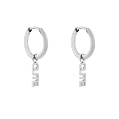 Essentialistics - Oorbellen minimalistisch cute - Zilver - Stainless steel (verkleurt niet) - Kliksluiting