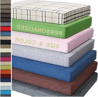 Bankkussen - Terraskussen Zitkussen - Comfortabel Zitten - Antislip Onderkant - 170 x 70 cm - Donkergroen