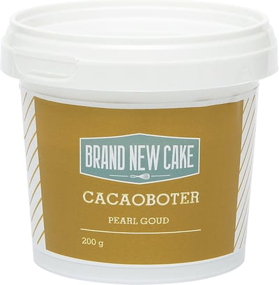 BrandNewCake Cacaoboter gekleurd Pearl Goud 200g