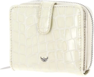 Golden Head Leren portemonnee Cayenne RFID Protect Minibörse mit Riegel 1006 Creme crème