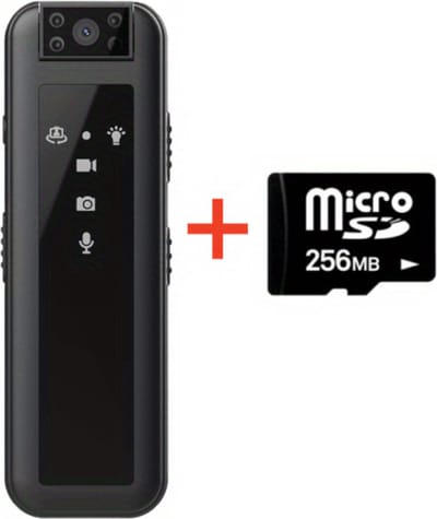 Livano Chest Camera - Bodycam - Politie - Spy Camera - Spy Cam - Verborgen Camera - Spionage Camera - Action Camera - HD + 256GB Opslag