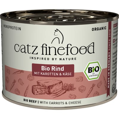 Voordeelpakket catz finefood Bio 24 x 200 g - Bio-Rund