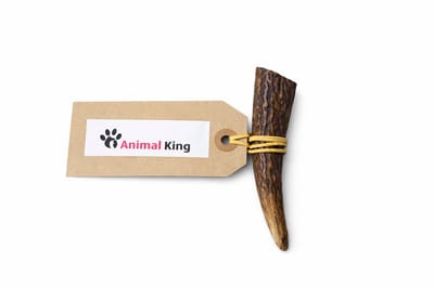 Hertengewei voor Hond 30-50 Gram - Kauwbot voor Lang Kauwplezier voor Kleine Hond - Hondenbot - Harde Hondensnack - Animalking - Gewei Hond