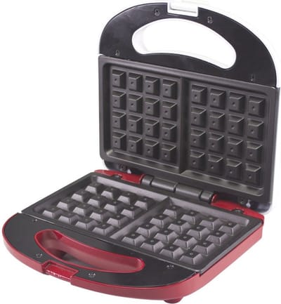 Beper BT.602H - Wafelijzer - Wafelmaker - Dubbele Anti-aanbaklaag - Indicatielampje - 780 Watt - Hip Design - Makkelijk Opbergbaar