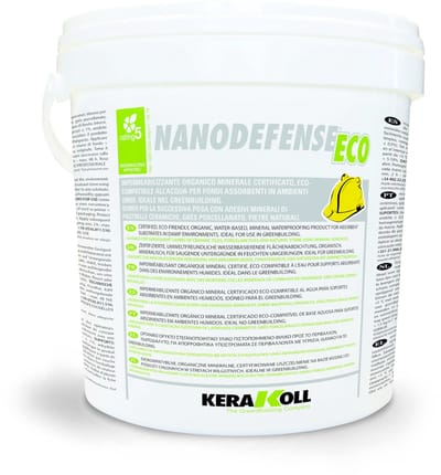 Kerakoll NanoDefense – 5KG | Waterdichte Coating voor Achter Tegels | Vocht- en Schimmelwerend | Bescherming van Ondergrond in Badkamer & Keuken | Voor Duurzame Waterafdichting