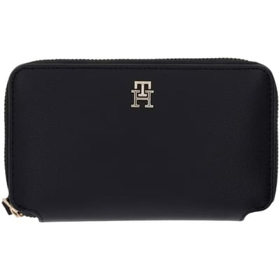 Portemonnee Tommy Hilfiger TH LOGOTAPE COMPACT ZIP AROUND AW0AW18699