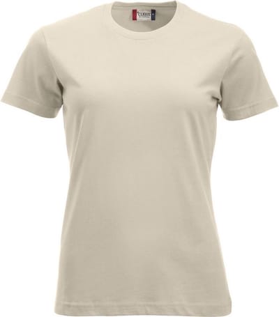 Clique New Classic-T Women 029361 - Licht khaki - XS