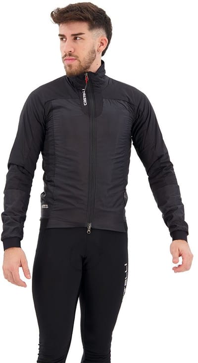 Castelli FLY THERMAL FIETSJAS LIGHT BLACK - Mannen - maat XXL