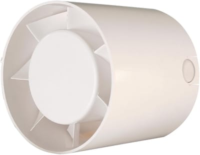 Stil Ventilator Wit voor Badkamer of Toilet - 98 m³/u - Laag Energieverbruik