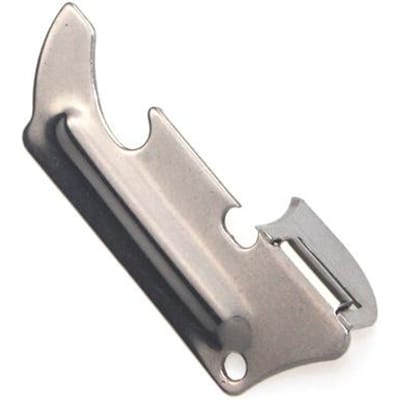 Ouvre-boîte multifonction en acier inoxydable, ouvre-bouteille portable, mini ouvre-bouteille pliable, accessoires de cuisine gray