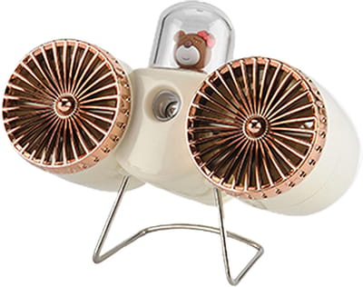 USB-bureauventilator met krachtige luchtstroom, voor thuis, kantoor en slaapkamer