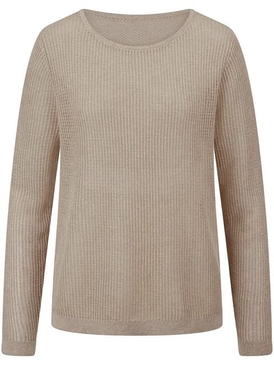 Trui een boothals Van Fadenmeister Berlin beige
