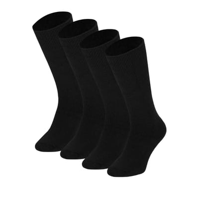 Heatkeeper - Kniekousen thermo heren - 2 x Paar - 41/46 - Antraciet - Thermosokken