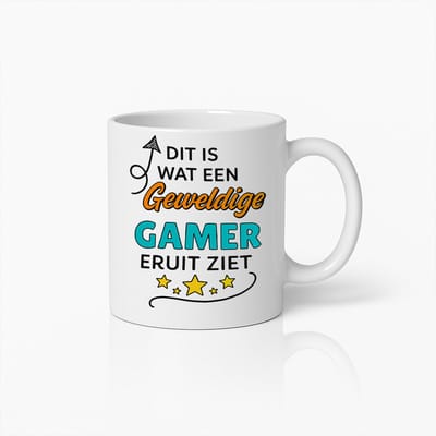 Geweldige Gamer Mok – Perfect Cadeau voor Toegewijde Videospelers