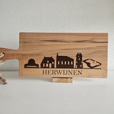 borrelplank beukenhout skyline Herwijnen 49 cm