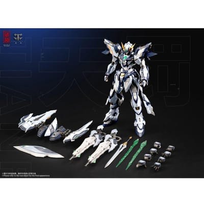 Nouveau 1/100 Zen Of Modèle d'assemblage CD-TG02 TIANFA Figurine d'action Jouet Mécha en alliage avec support Base Décoration de bureau Cadeaux black
