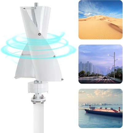 Windturbinegenerator 100W 12V Windturbine Generator IP67 met Controller Voor Thuis Energie Suppletie
