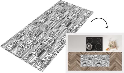 Keukenloper - Loper keuken - Patroon - Italië - Huis - 120x50 cm - Keukenloper vinyl
