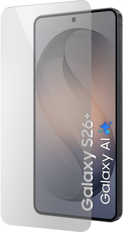Mobiparts Screenprotector geschikt voor Samsung Galaxy S26 Plus - Gehard Glas - Anti-bacterieel -