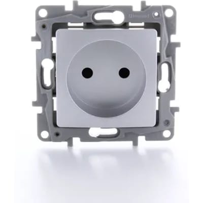 Legrand Stopcontact Niloe Inbouw 2-polig Aluminium