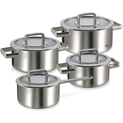 Habonne Royal Tri-Ply Kookpannenset 4 delig - RVS
