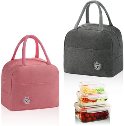 Dailygoods- Lunchtas Geïsoleerd - Opvouwbare Lunchbox - Koeltas - Draagbare Lunchbox - 23 x 21 x 13 cm - Voor Werk/Picknick
