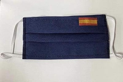 Beschermmasker Stof - Herbruikbaar Mondkapje - Dagelijks Gebruik - Officieel Goedgekeurd - 3 Laags - Blauw