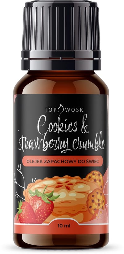 TopWosk - Geurolie voor Kaarsen - Cookies & Strawberry Crumble - 10 ml
